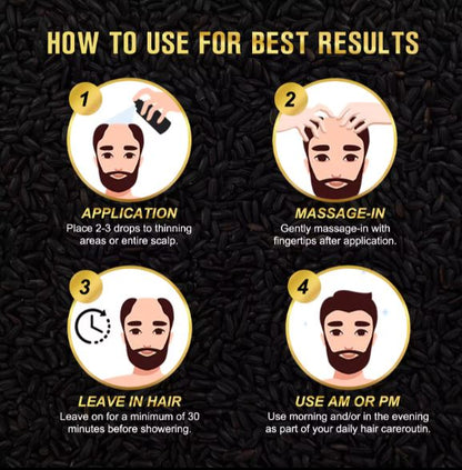 SEFUDUN Organic Black Rice Water for Hair Growth Spray- BUY 1 GET 1 FREE